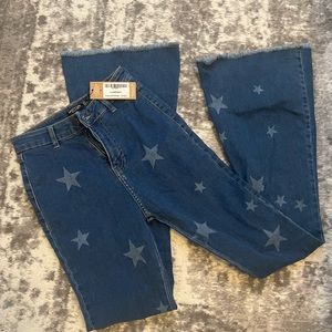 Cotton Star Flare Jeans NWT
